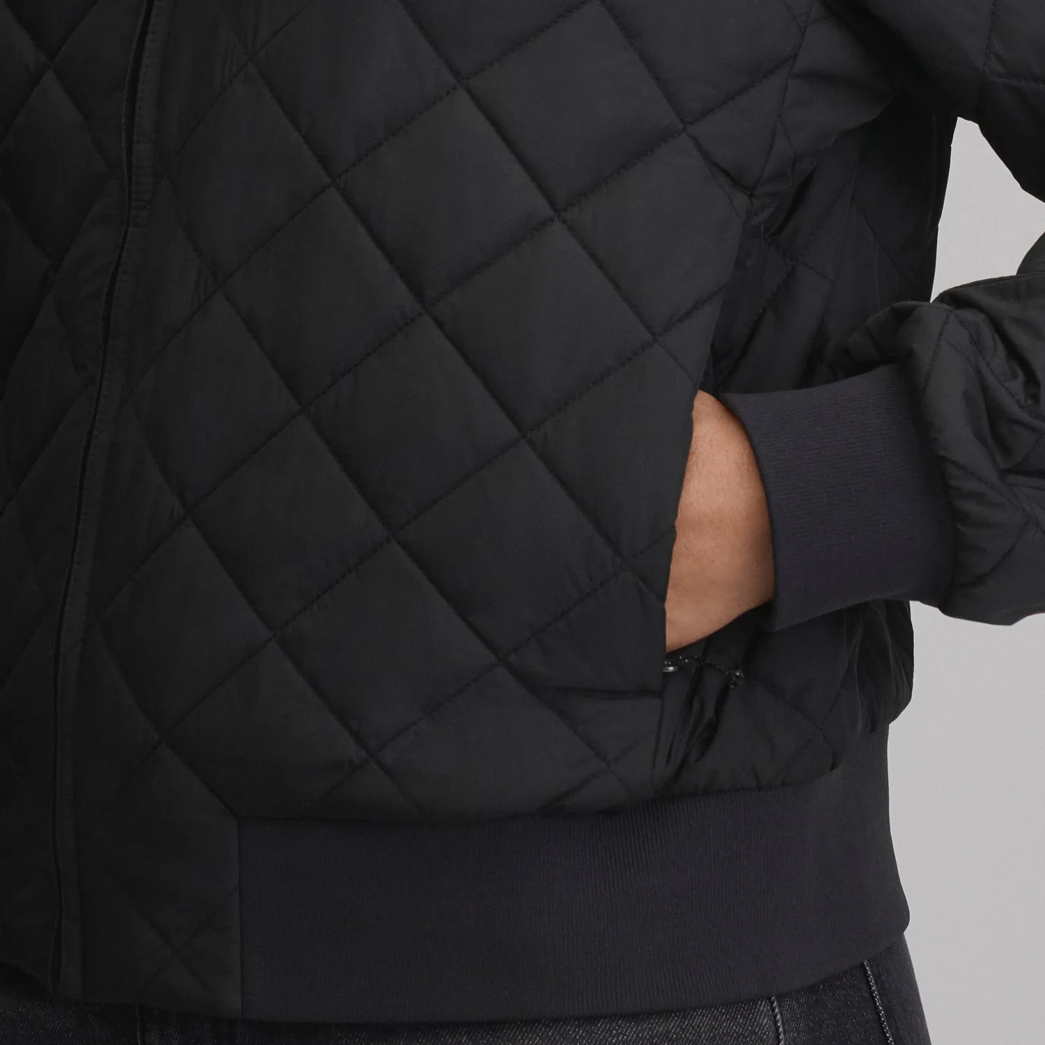 Eddie Bauer Quilted Bomber geaca dama Black
