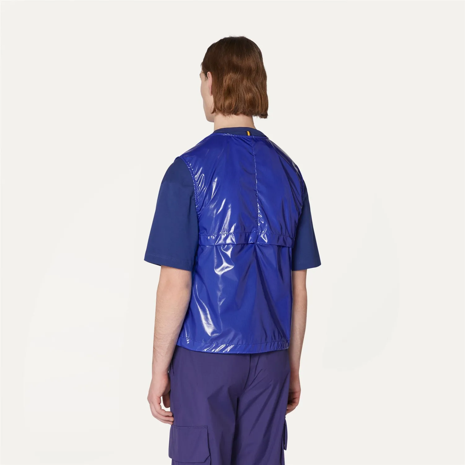 K-Way Barnel Light Glass Ripstop vestă unisex Blue Royal