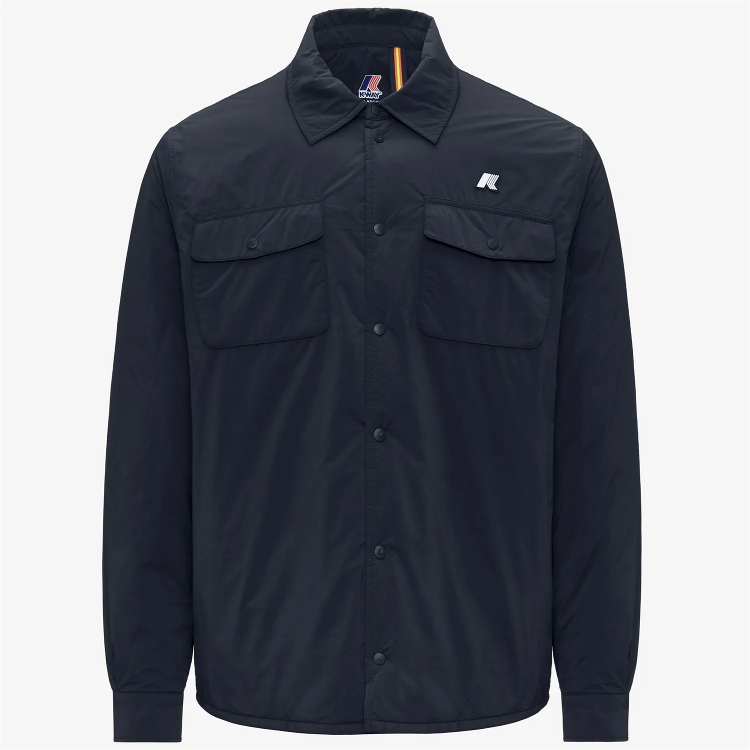 K-Way Umbert Plain Warm camasa Blue Depth calduroasa