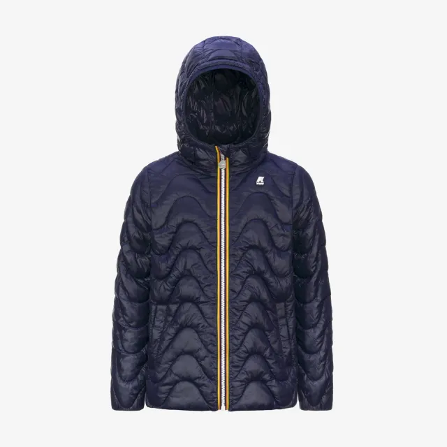 K-Way Madlaine Quilted Warm geaca fete albastra calduroasa