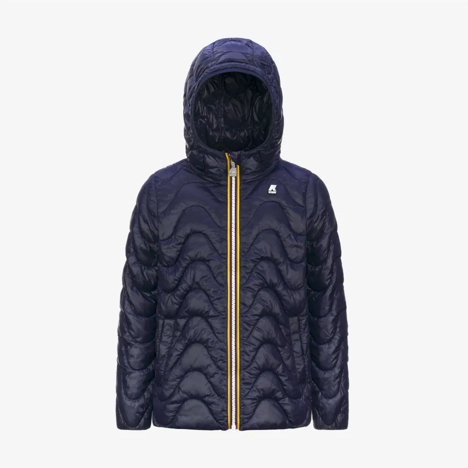 K-Way Madlaine Quilted Warm geaca fete albastra calduroasa
