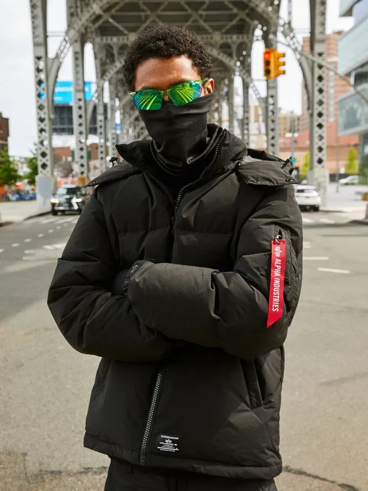 Alpha Industries Puffer Parka geaca puffer neagra groasa