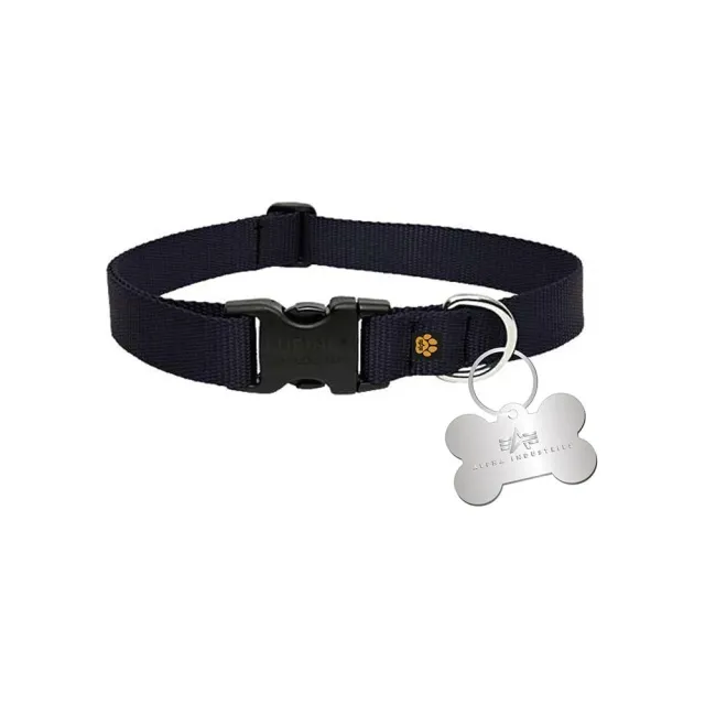 Alpha Industries Basic Dog Tag zgarda caine neagra S-L