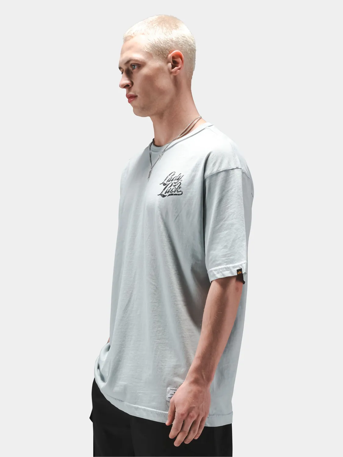 Alpha Industries Lady Luck Tee tricou negru relaxed
