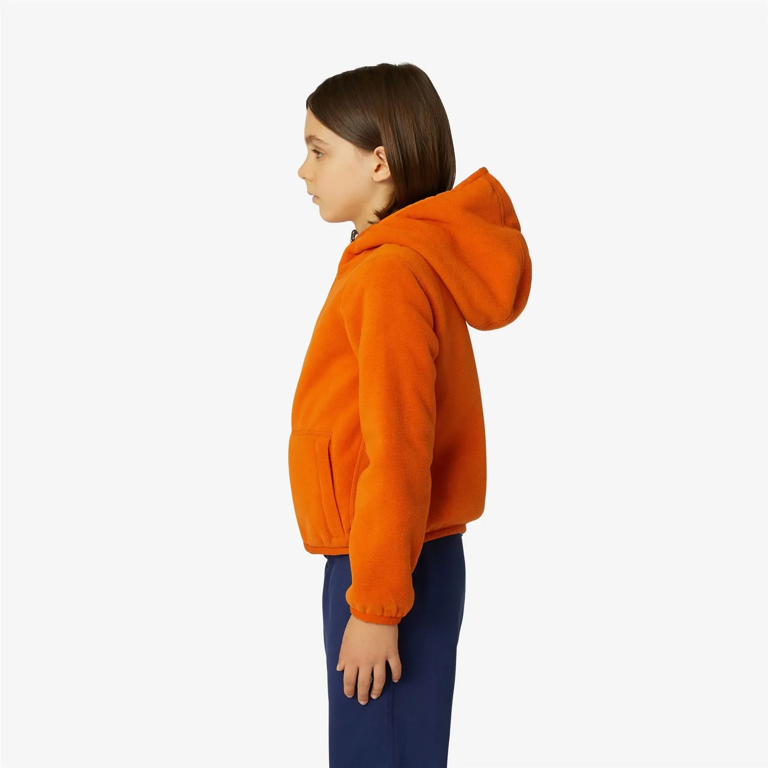 K-Way Jacques Polar Double polar băieți portocaliu reversibil