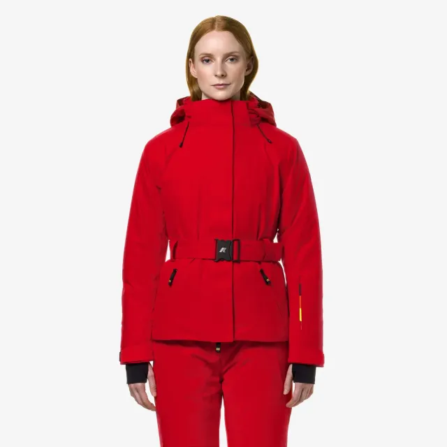 K-Way Chevril Micro Twill K6123FW geaca rosie ultra-calduroasa