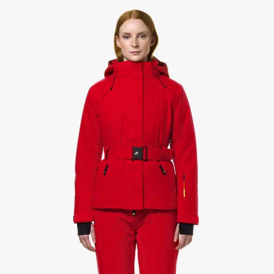 K-Way Chevril Micro Twill K6123FW geaca rosie ultra-calduroasa