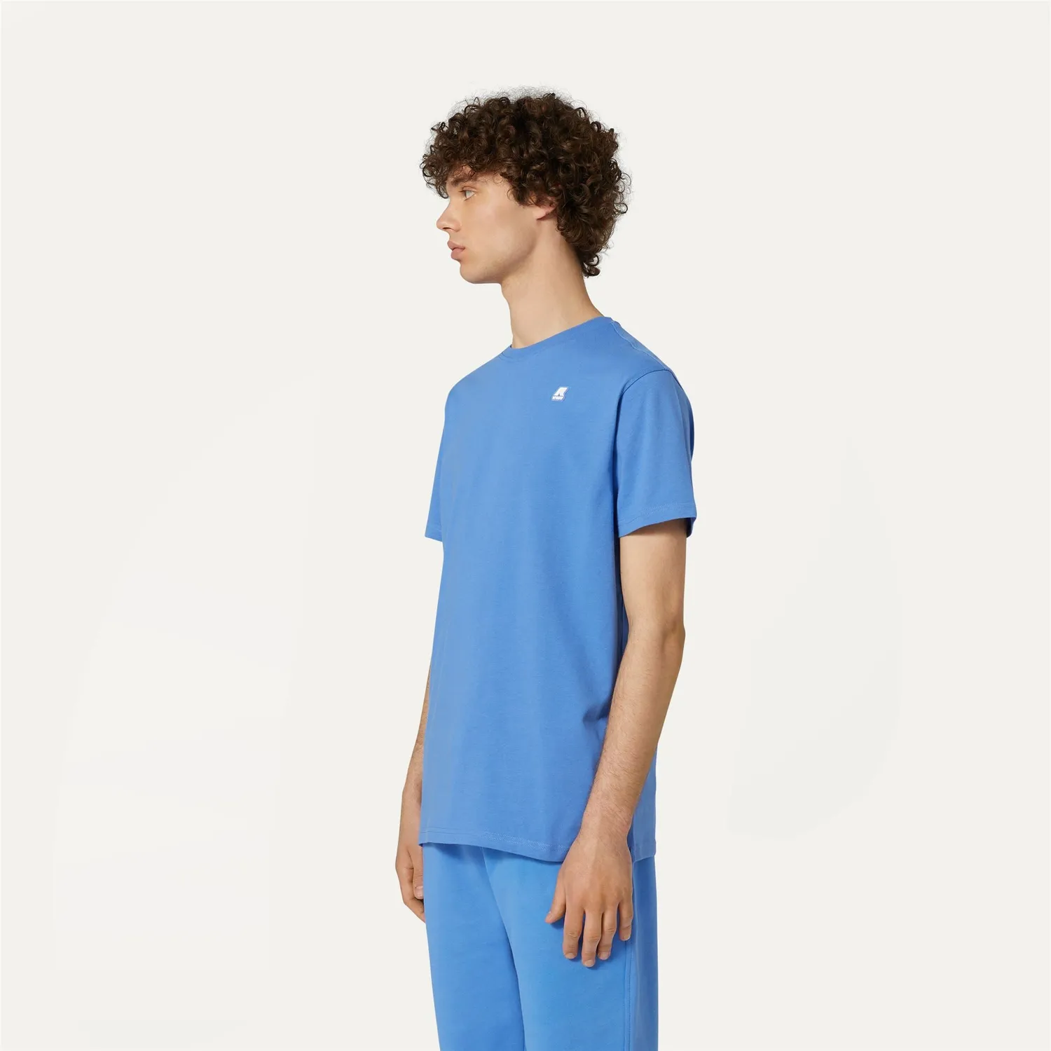 K-Way Elliot tricou barbati albastru ultramarin bumbac