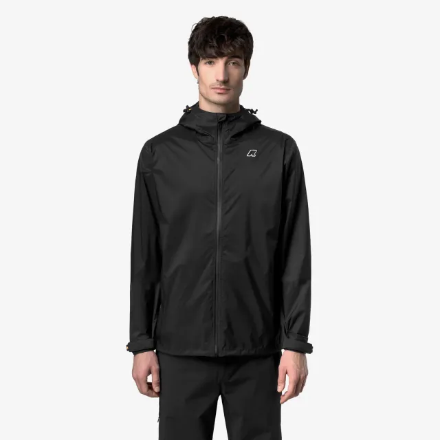 K-Way Charmain Travel geaca unisex negru impermeabila