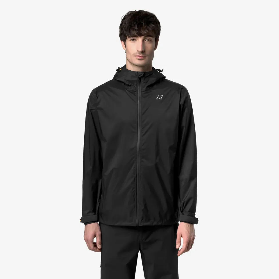 K-Way Charmain Travel geaca unisex negru impermeabila