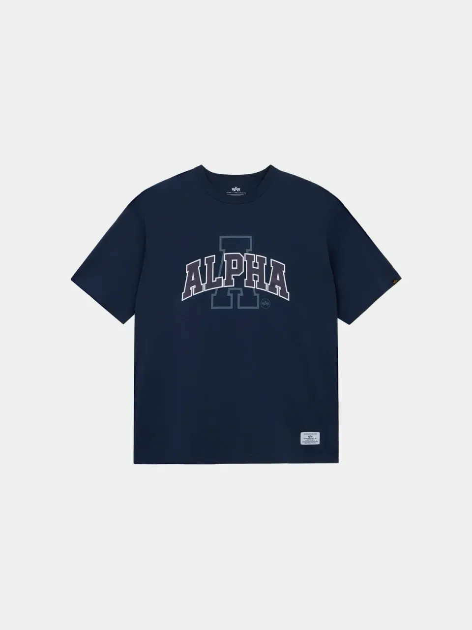 Alpha Industries Collegiate A tricou albastru replica blue