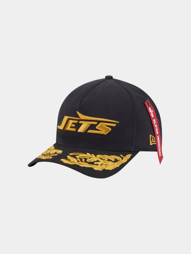 Alpha Industries New York Jets 940 MC șapcă neagră brodată