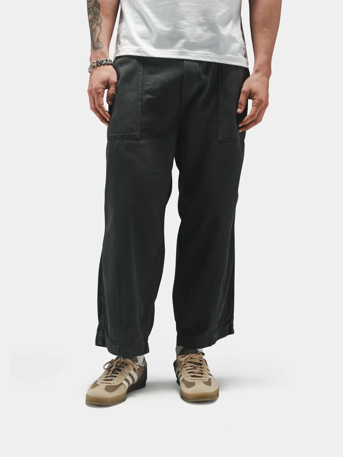 Alpha Industries Oversized Cotton pantaloni albastru bumbac
