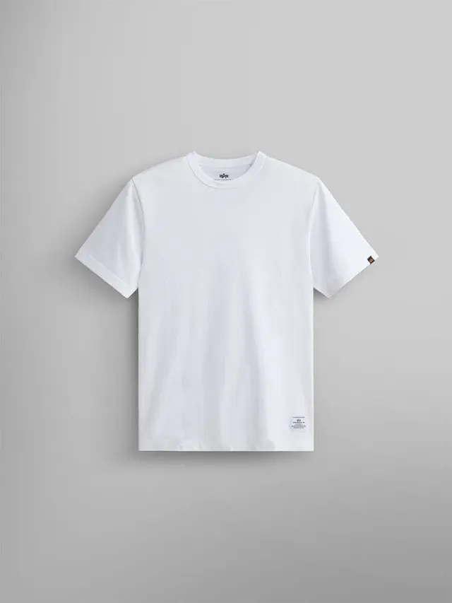 Alpha Industries Essential tricou bumbac alb-verde 8 culori