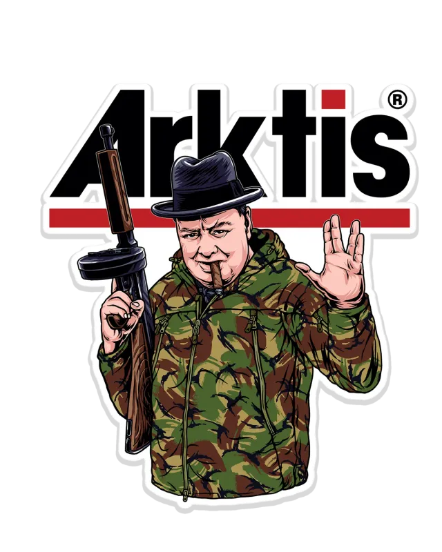 Arktis Winston sticker impermeabil 7,5x8,5 cm