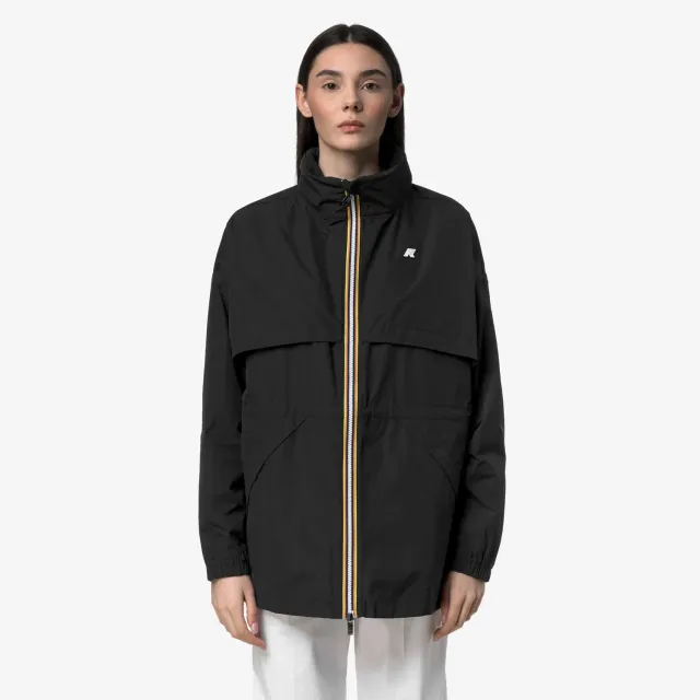 K-Way Aubeline K6132PW geaca dama negru impermeabila