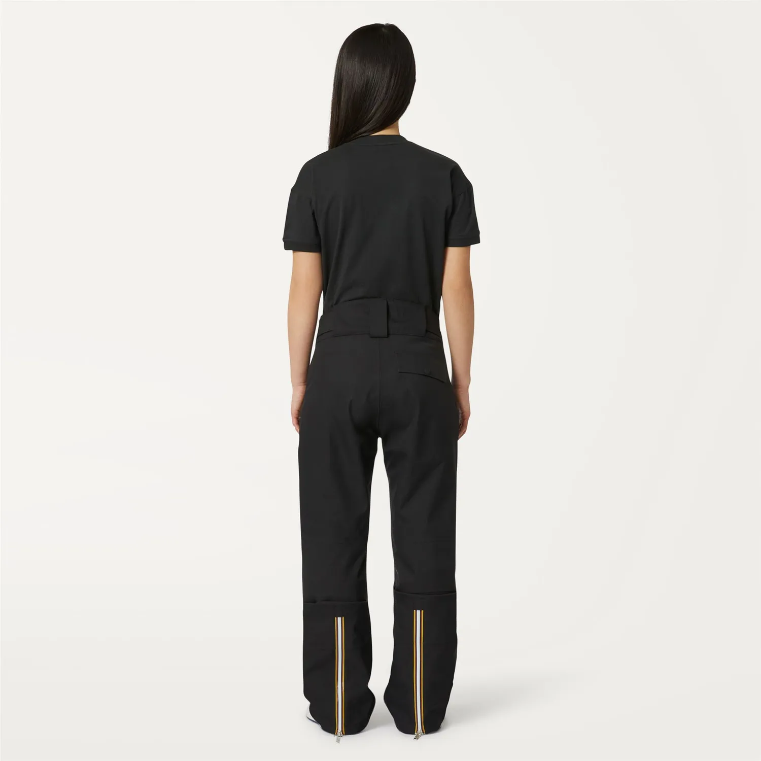 K-Way Noe K0065T0 pantaloni schi negri impermeabili