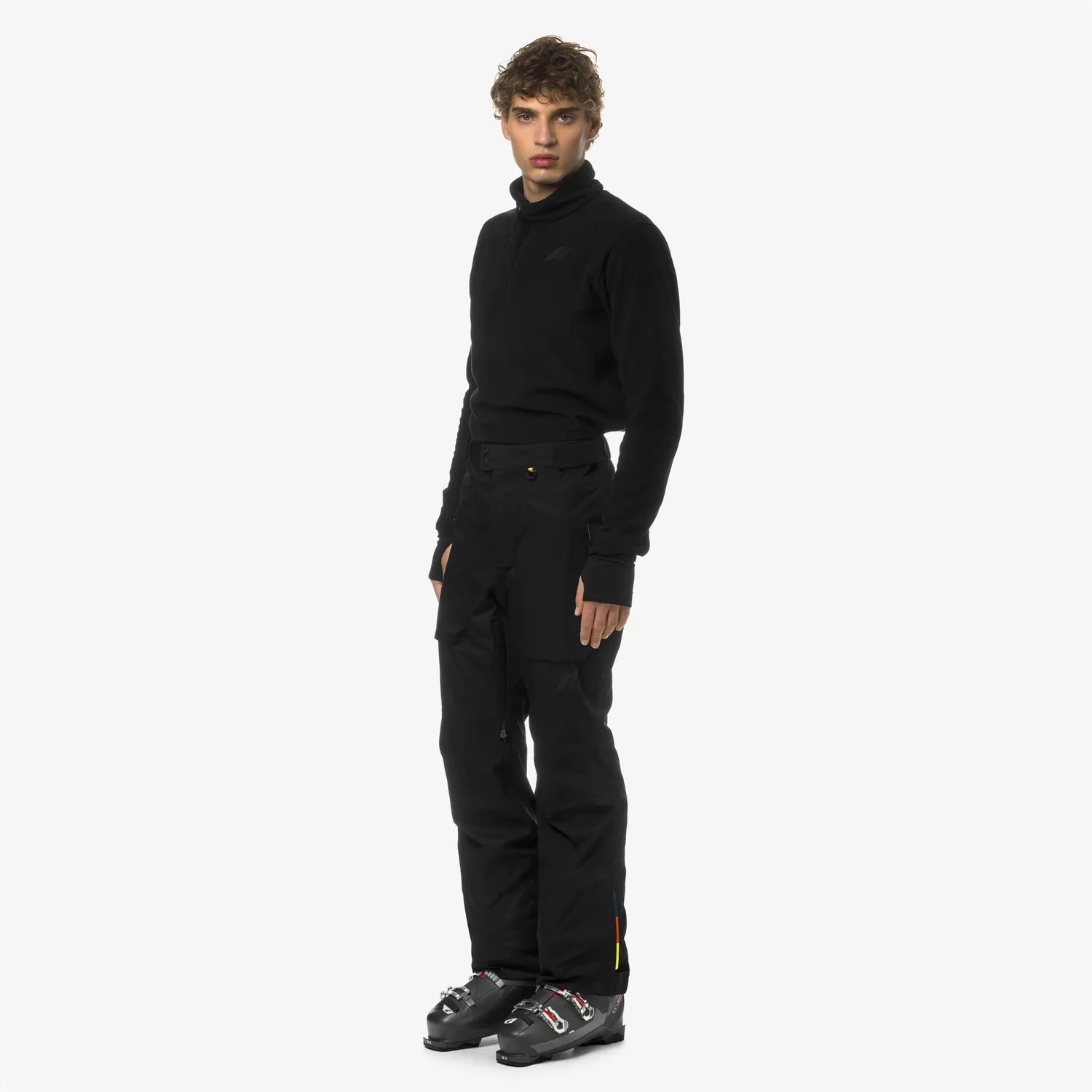 K-Way Aussois Micro Twill 3 Layers pantaloni schi negri