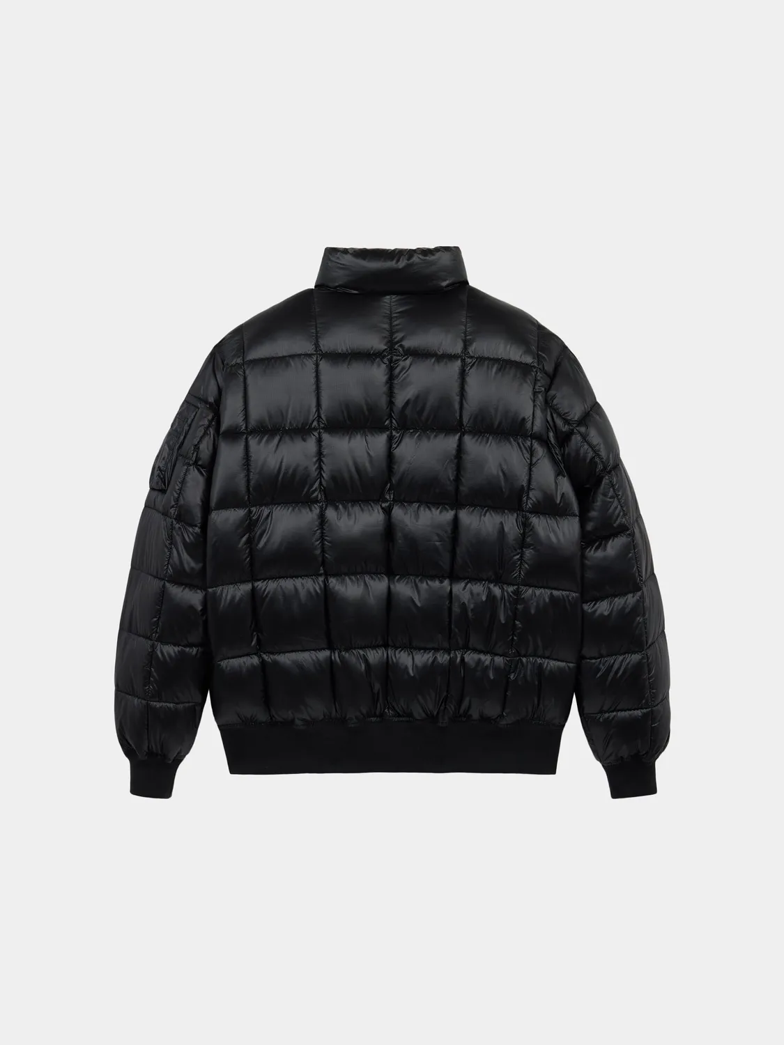 Alpha Industries MA-1 Puffer geaca bomber negru matlasata