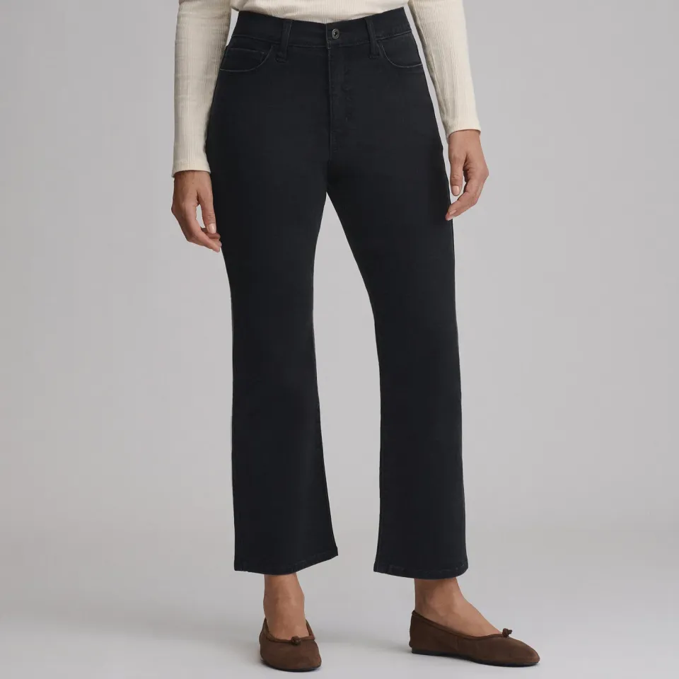 Eddie Bauer Venture Stretch Kick-Flare blugi Misty Blue elastici