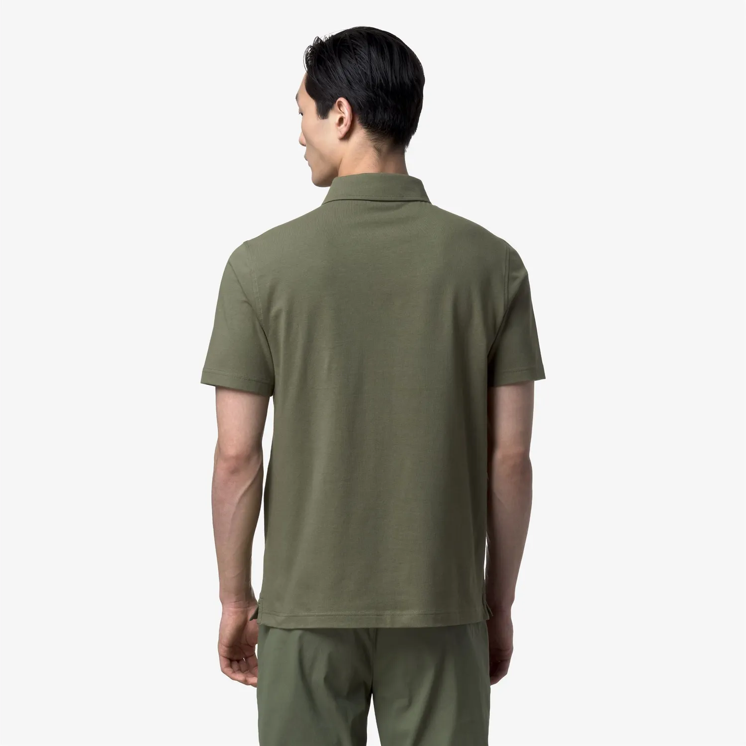 K-Way Viggo polo barbati verde bumbac stretch