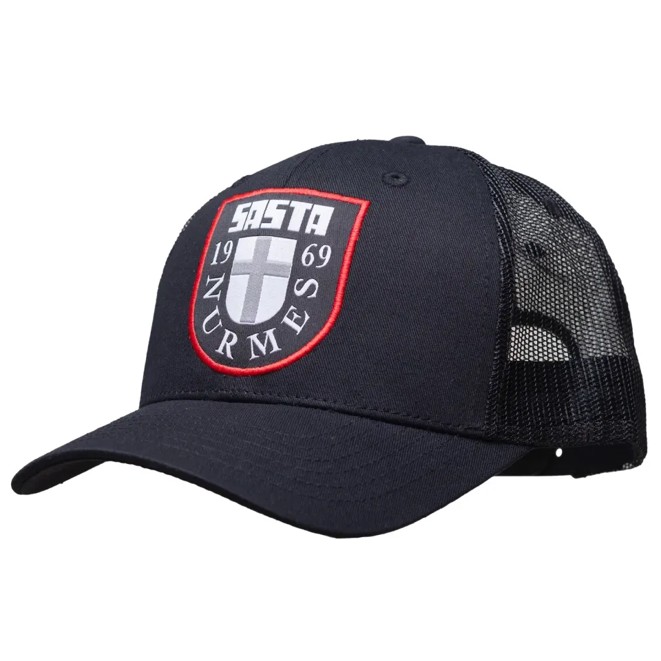 Sasta Nurmes Flag sapca unisex neagra bumbac