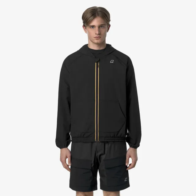 K-Way Sia hanorac fleece negru barbati elastic