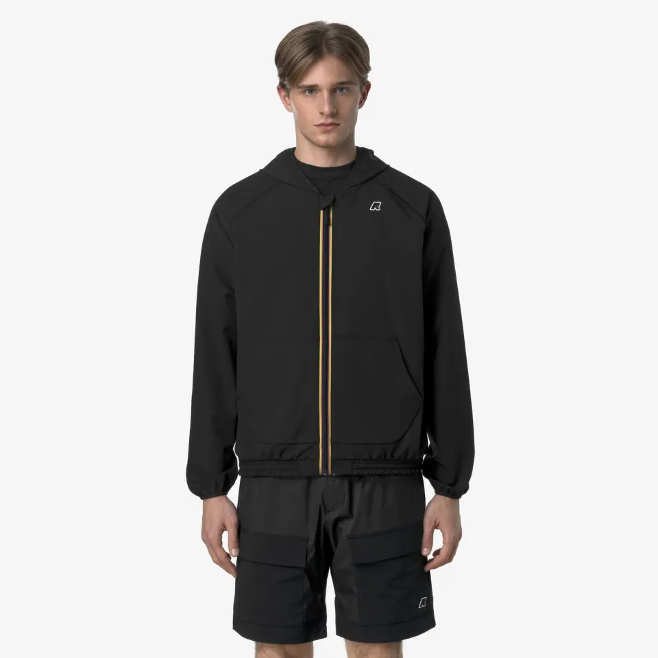 K-Way Sia hanorac fleece negru barbati elastic
