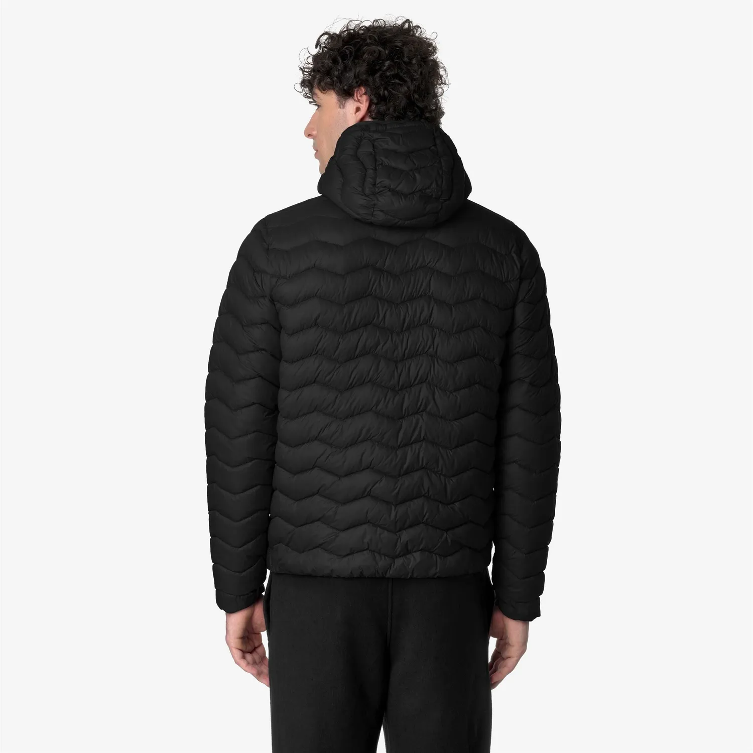 K-Way Jack Quilted Warm geacă neagră bărbați