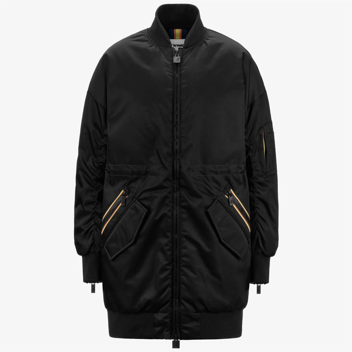 K-Way Lonw Thermo Shiny Twill geaca dama negru calduroasa