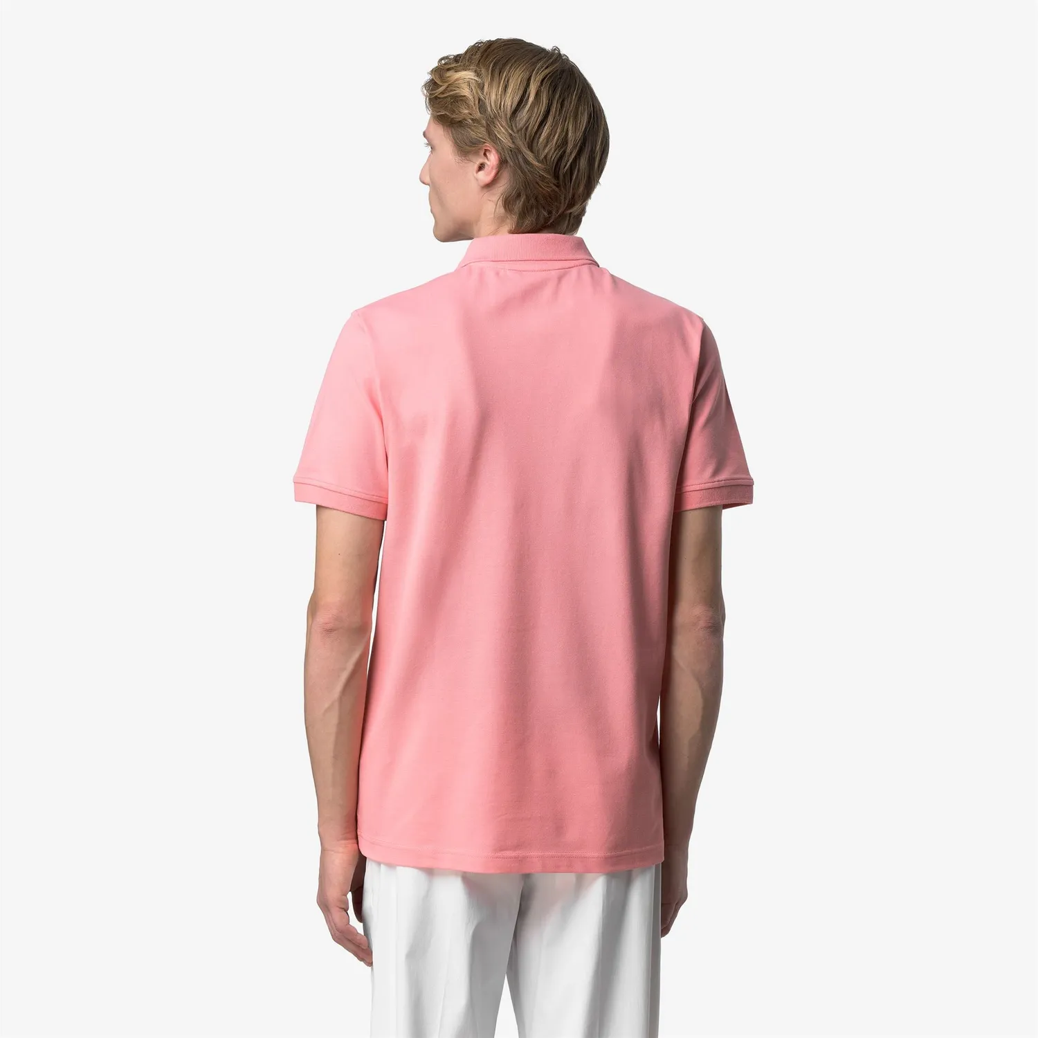 K-Way Amedee Pique Slim polo barbati Pink Geranium