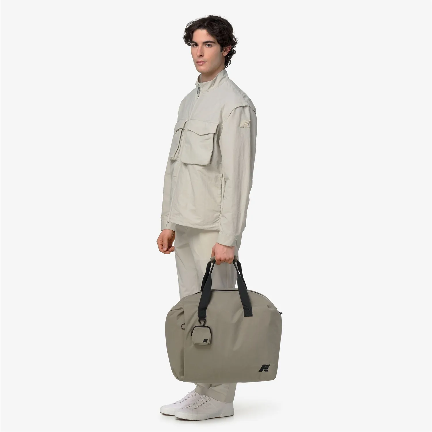 K-Way Sirius geanta duffle gri 43 cm incapatoare