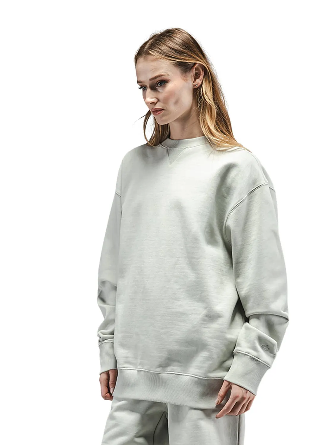Alpha Industries Essential French Terry Crewneck Gen II bluză gri deschis ușoară