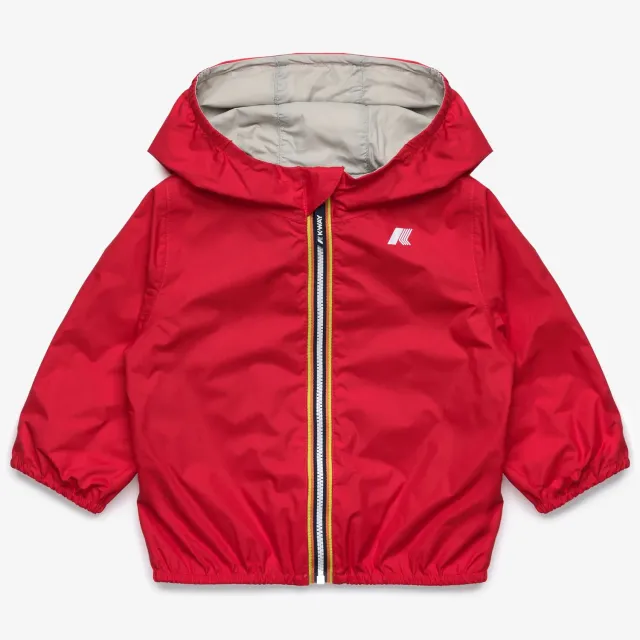 K-Way E. Jake Plus.2 Double geaca bebe rosu reversibil