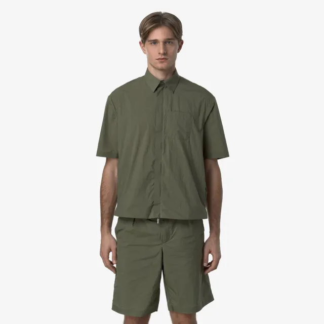 K-Way Licon cămașă bărbați verde ultralight UV