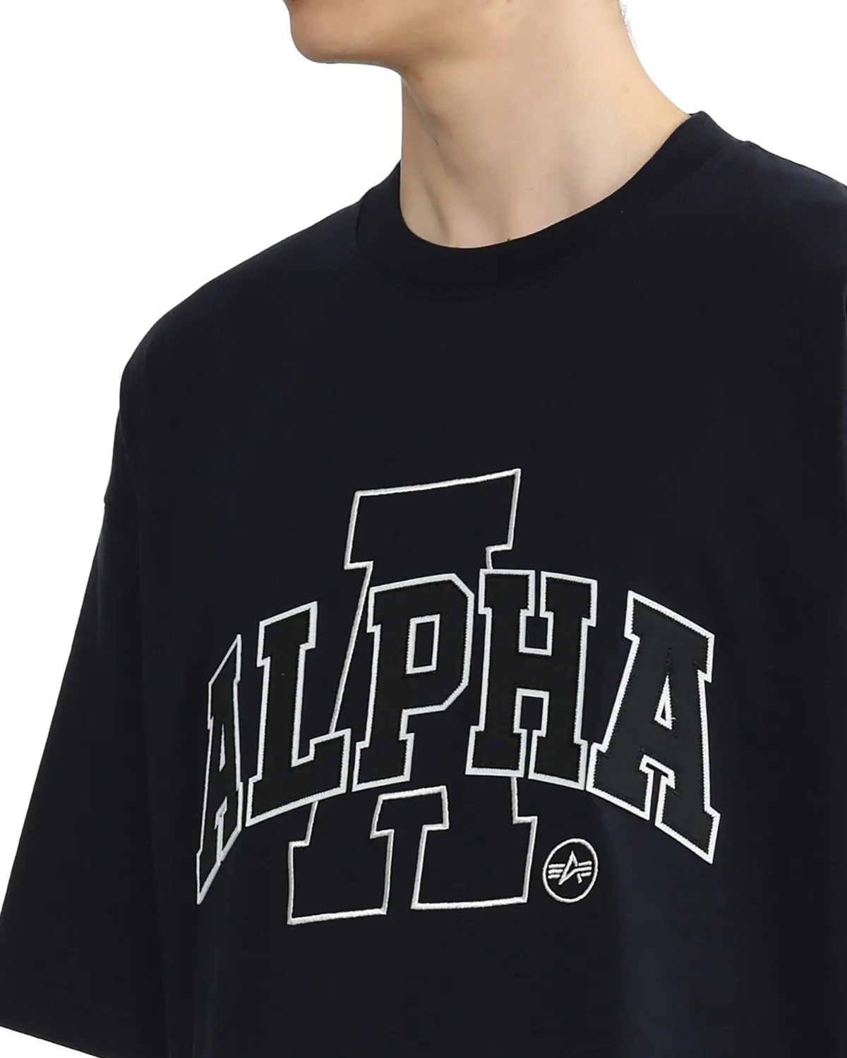 Alpha Industries UNFRM Uni tricou negru bumbac