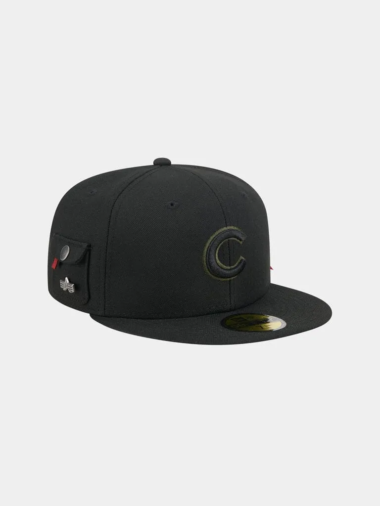 Alpha Industries Chicago Cubs 59FIFTY sapca neagra fitted
