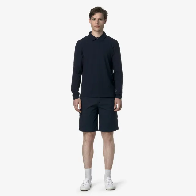 K-Way Serje Twill Tech bermude cargo blue depth