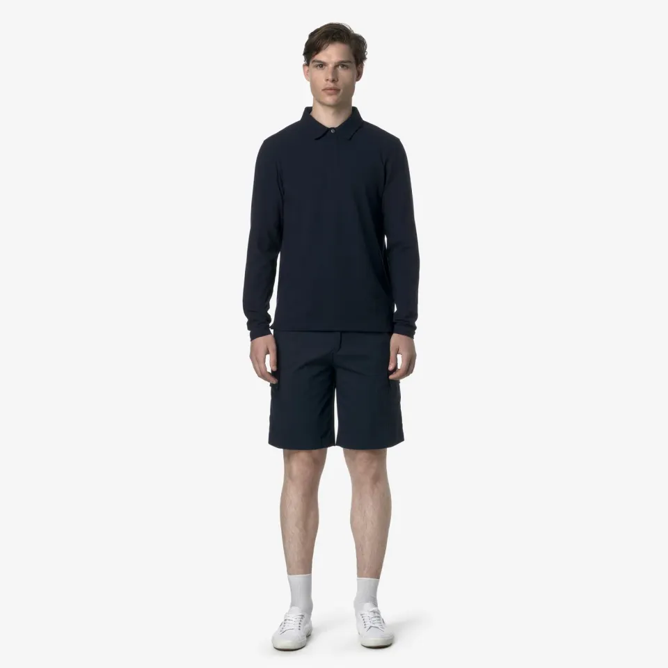 K-Way Serje Twill Tech bermude cargo blue depth