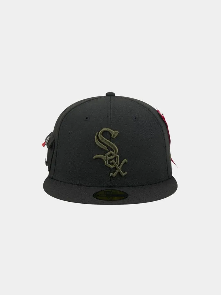 Alpha Industries 59Fifty Chicago White Sox sapca neagra fitted