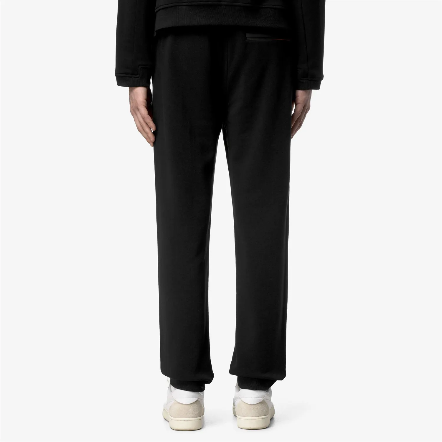 K-Way Philbert Poly Cotton pantaloni Black Pure fleece