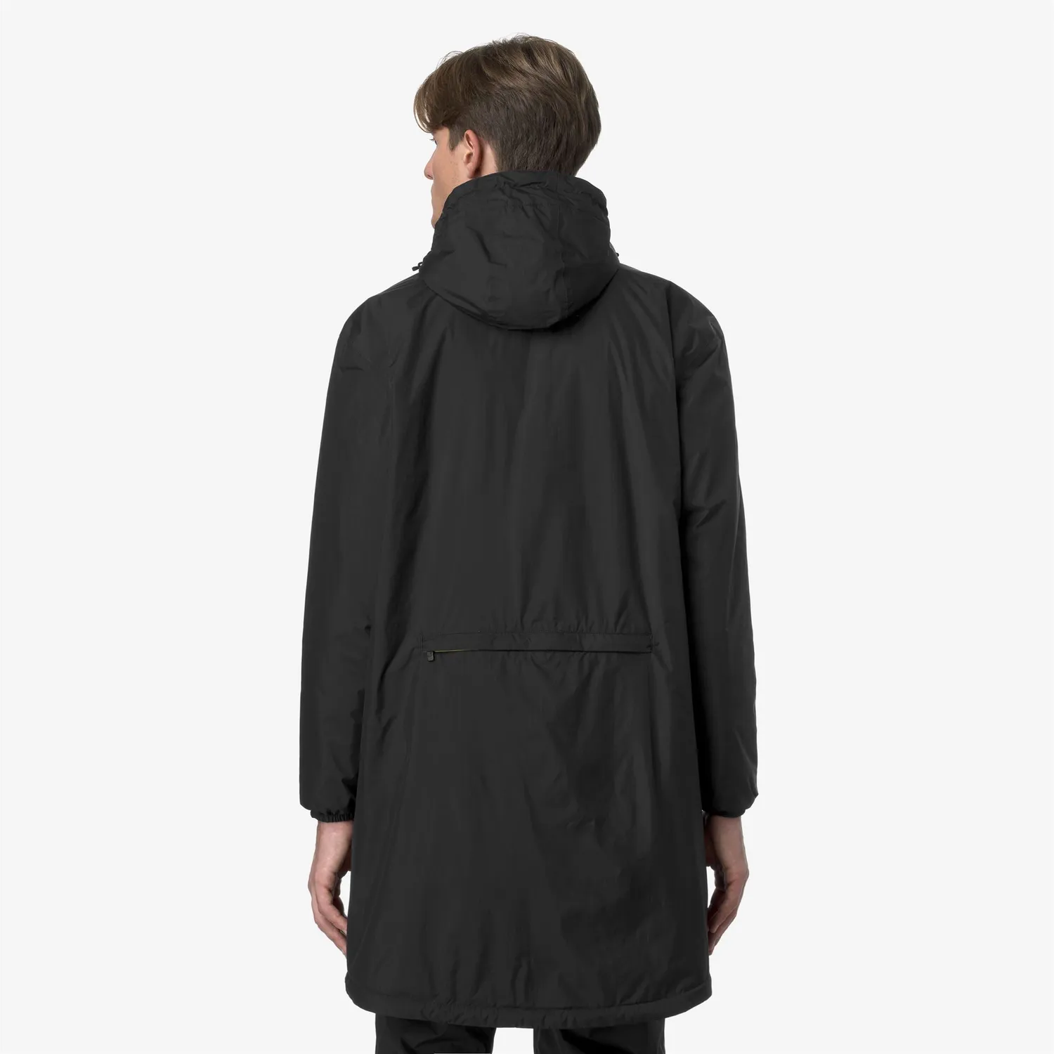 K-Way Le Vrai Eiffel palton negru unisex impermeabil 3/4