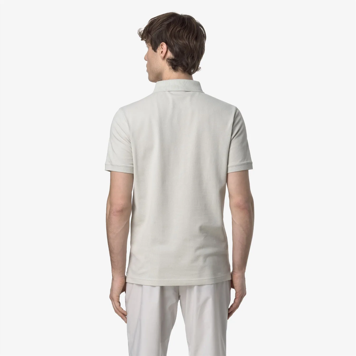 K-Way Amedee Pique Slim polo barbati bej elastic