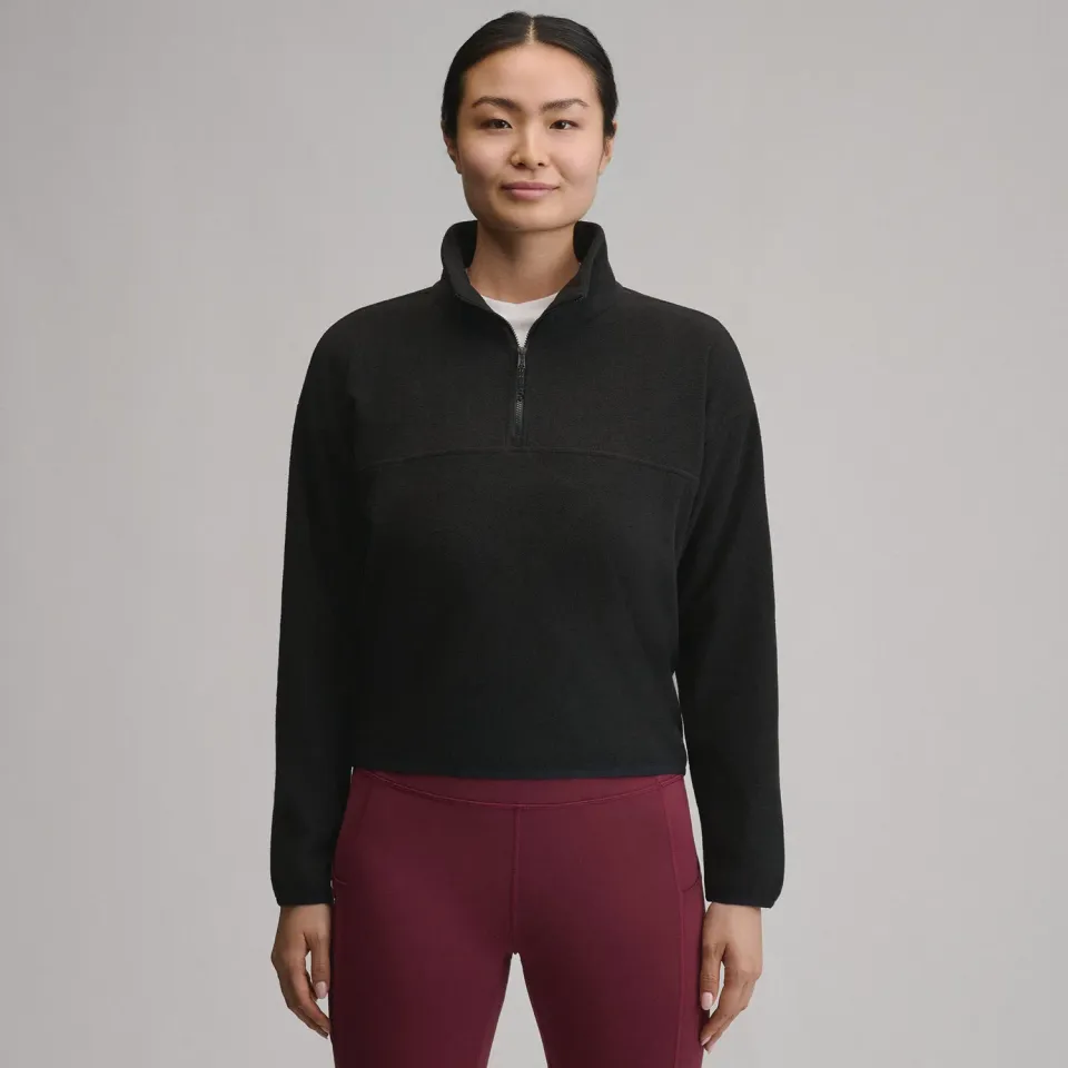 Eddie Bauer Quest 2.0 bluză polar damă Neagră antipilling