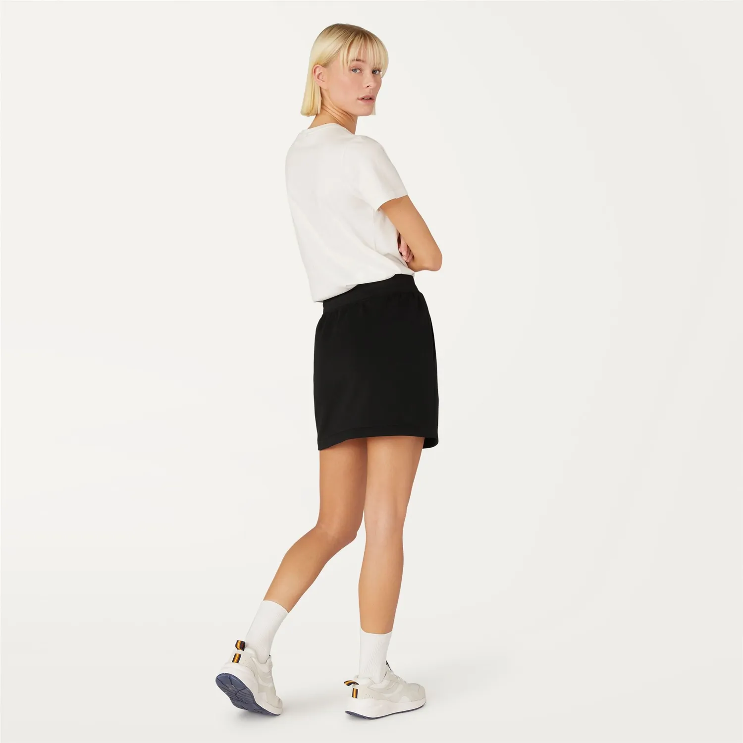 K-Way Josette Light Spacer fusta neagra scurta