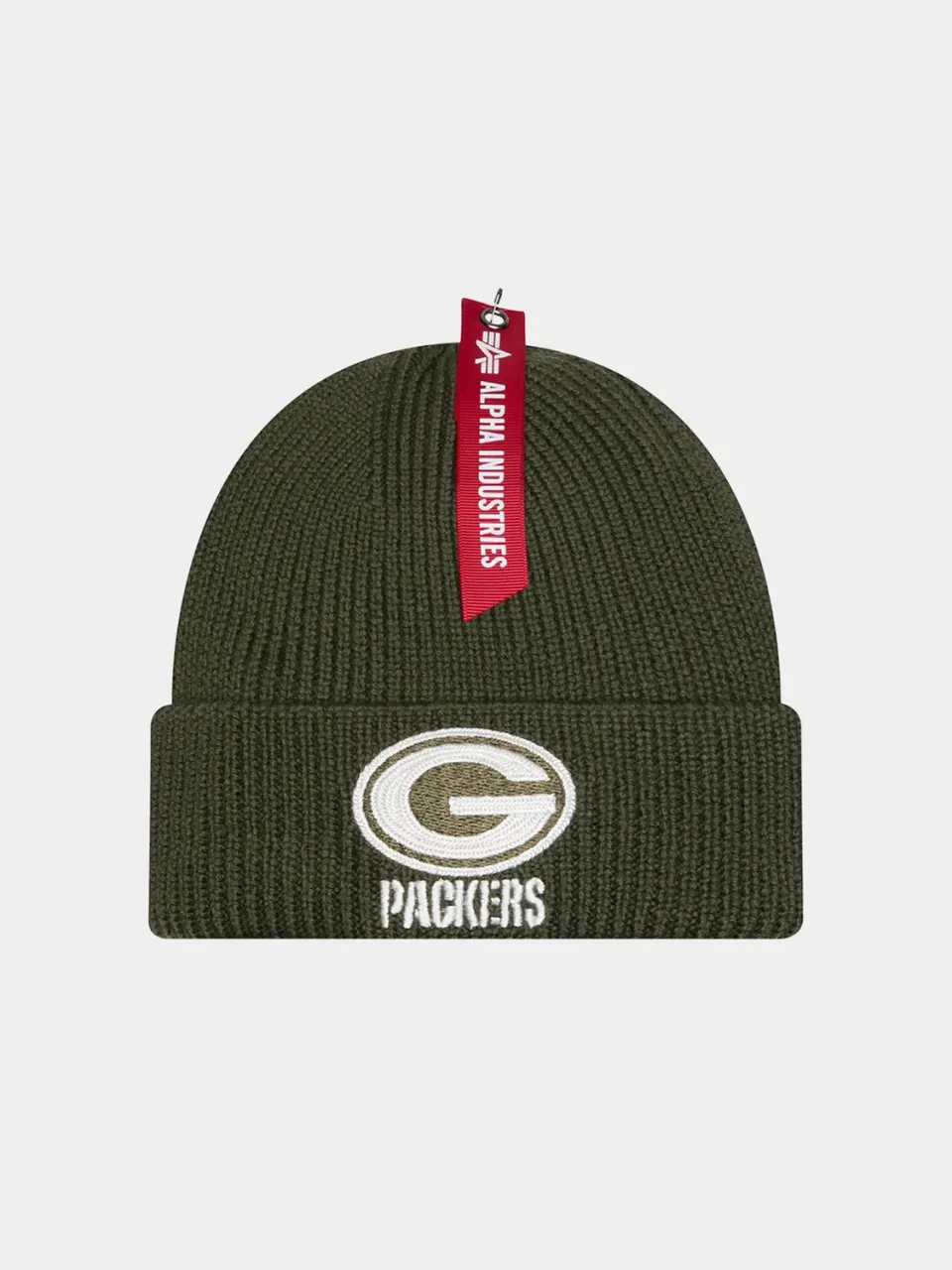 Alpha Industries New Era caciula verde lana