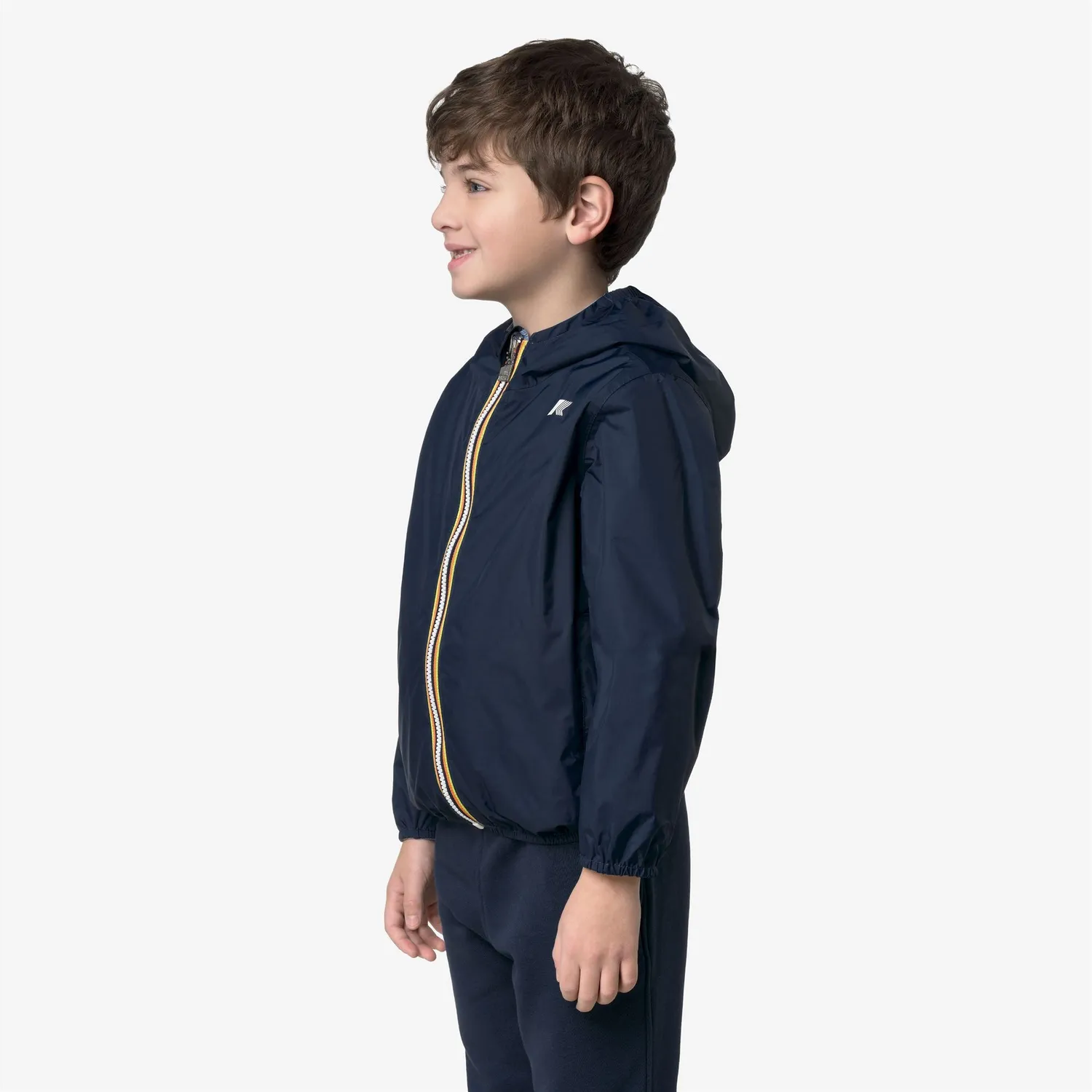 K-Way Jake Plus.2 Double geaca baieti albastru reversibila