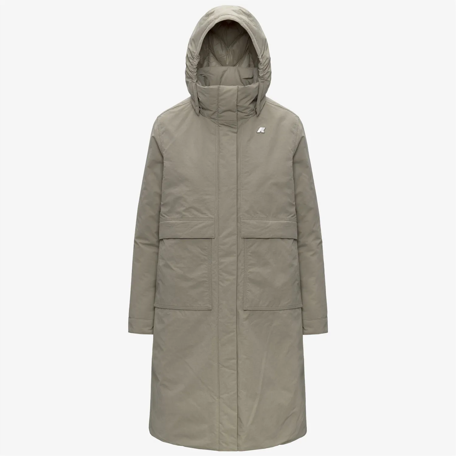 K-Way Kalisha Warm Cotton palton dama verde calduros