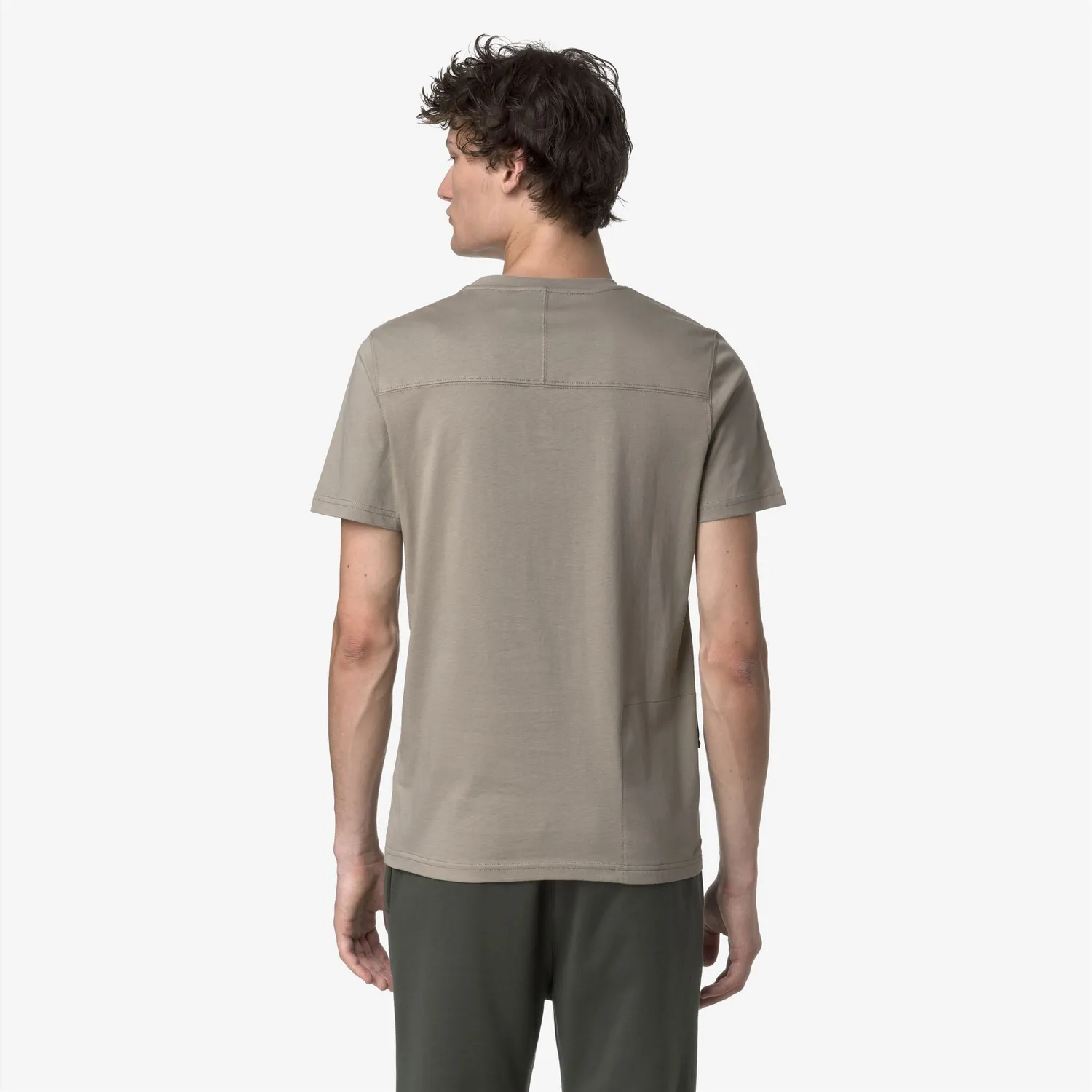K-Way Leonide tricou bej pliabil