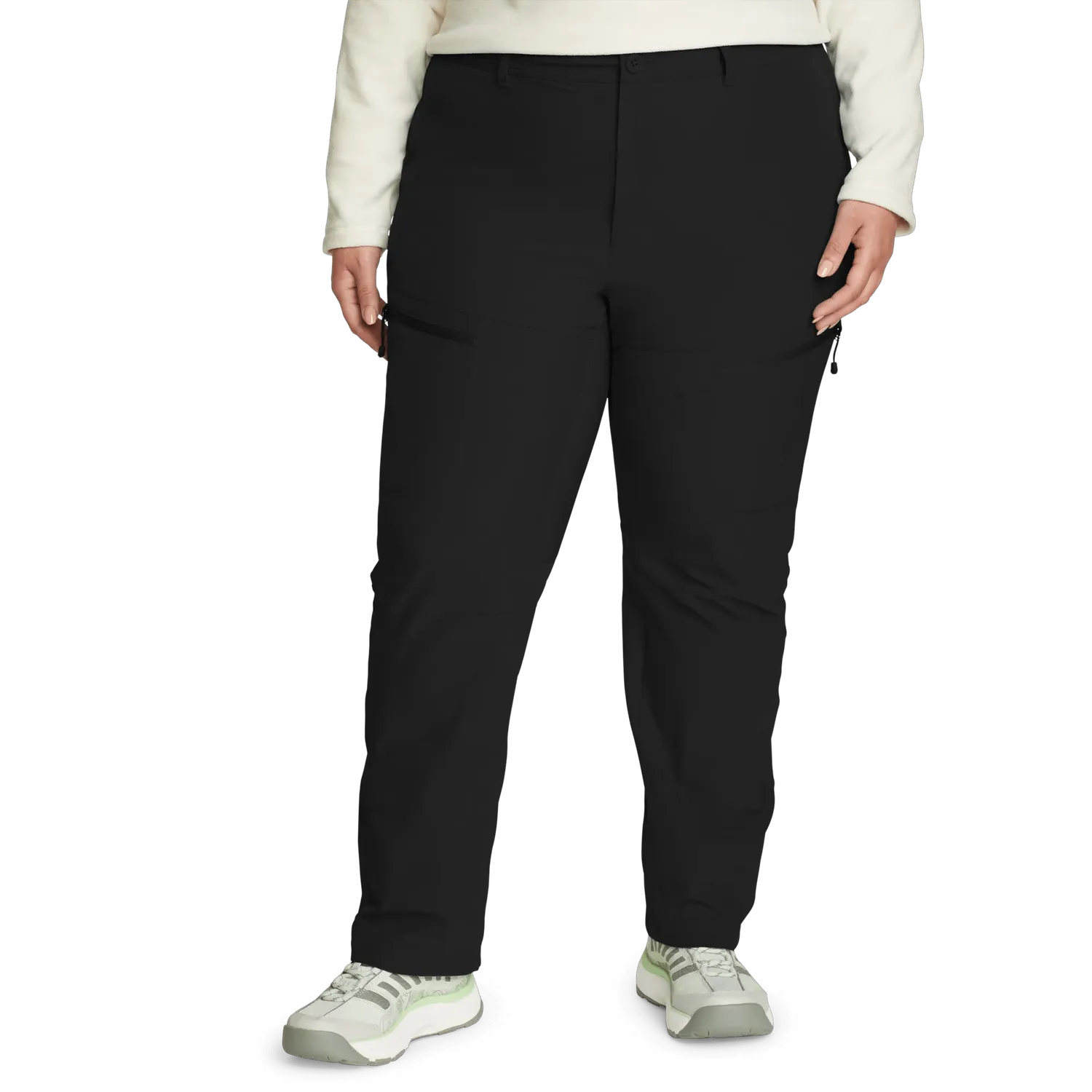 Eddie Bauer 2.0 Polar pantaloni drepți negri fleece